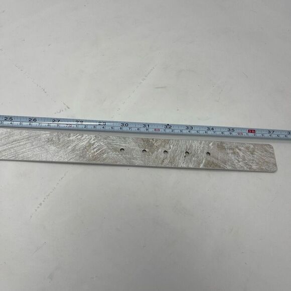 STREETS AHEAD VINTAGE GOLD WHITE METALLIC BELT - Picture 5 of 5